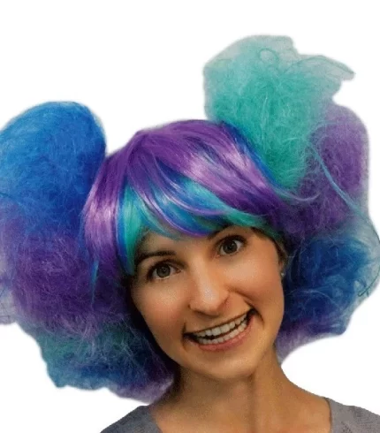 Rainbow Clown Wig