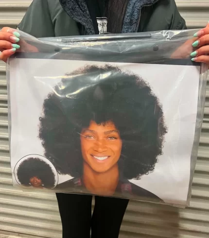 Worlds Biggest Afro Wig Black